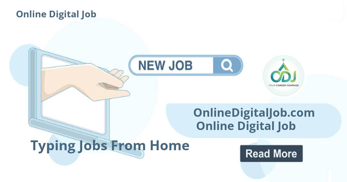 Typing Jobs From Home - Find real typing jobs from home such as form filling, page typing, copy typing and online data entry work.