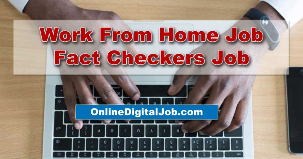 Fact-checkers job